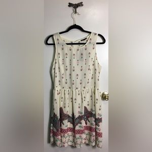 Jella Couture Cream Floral Dress